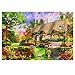 Lunriwis Puzzle 1000 pièces Puzzle Paysage pour Adultes Enfants, 70x50 cm (Cottage Anglais)