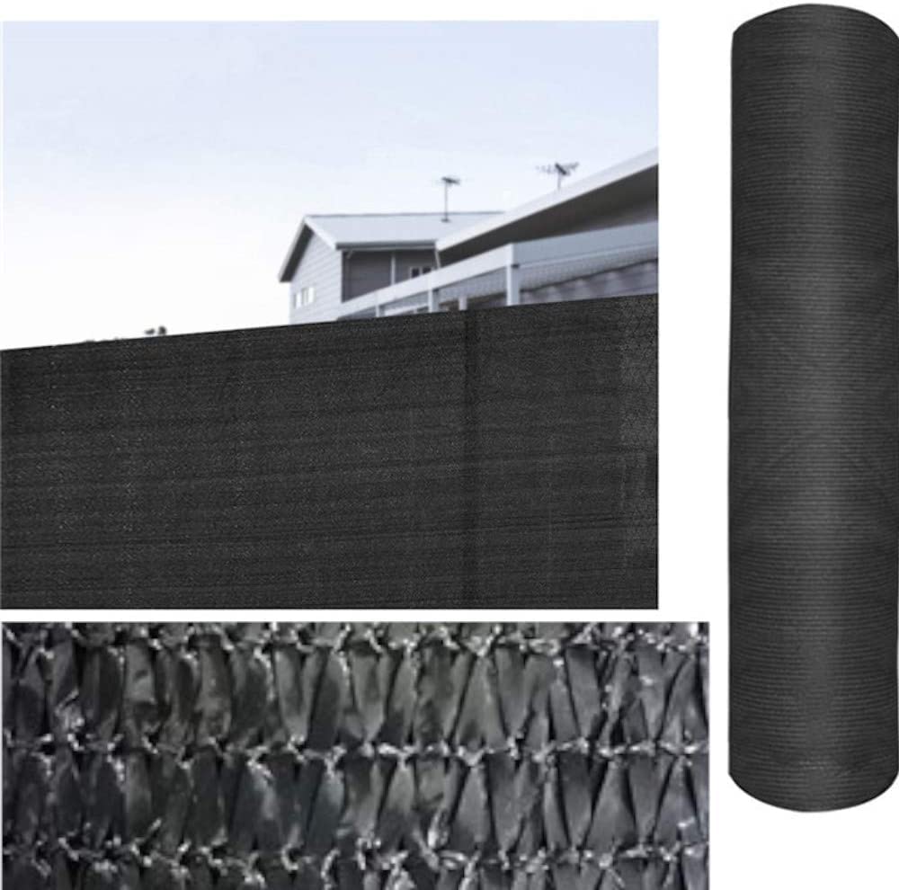 Ferretelix Malla jardín ocultación Negra 1,5 MT x 100 MT 95% sombreado