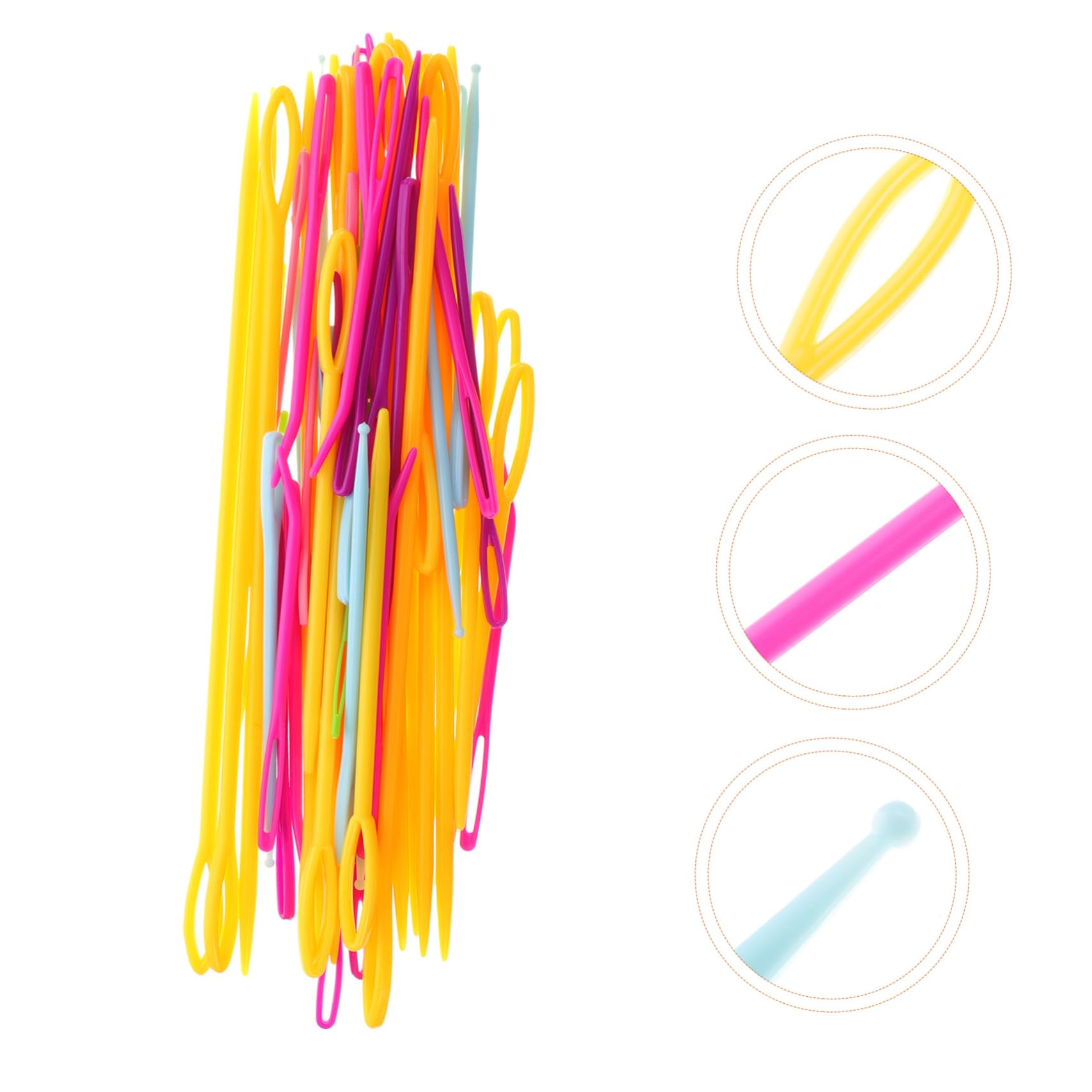 HOODANCOS Hand Sewing Needles 7 Sizes Set for Yarn Knitting Thread Needles for Sewing Ideal for Sweater Hat Scarf Crafting