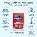 CHEMXPERT Washing Soda Powder 900 Gm | 100% Pure Laundry Booster Sodium Carbonate | All-Natural Cleaning Agent for Home & Laundry | Clothes and General Purpose Cleaning gallery image