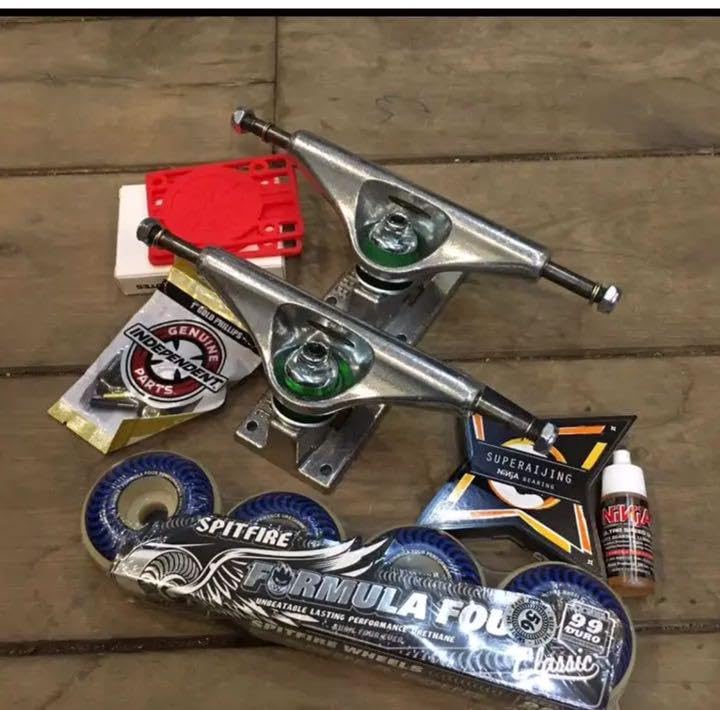 Amazon.co.jp: 15 こだわりスケートボード足回りフルセットトラック  