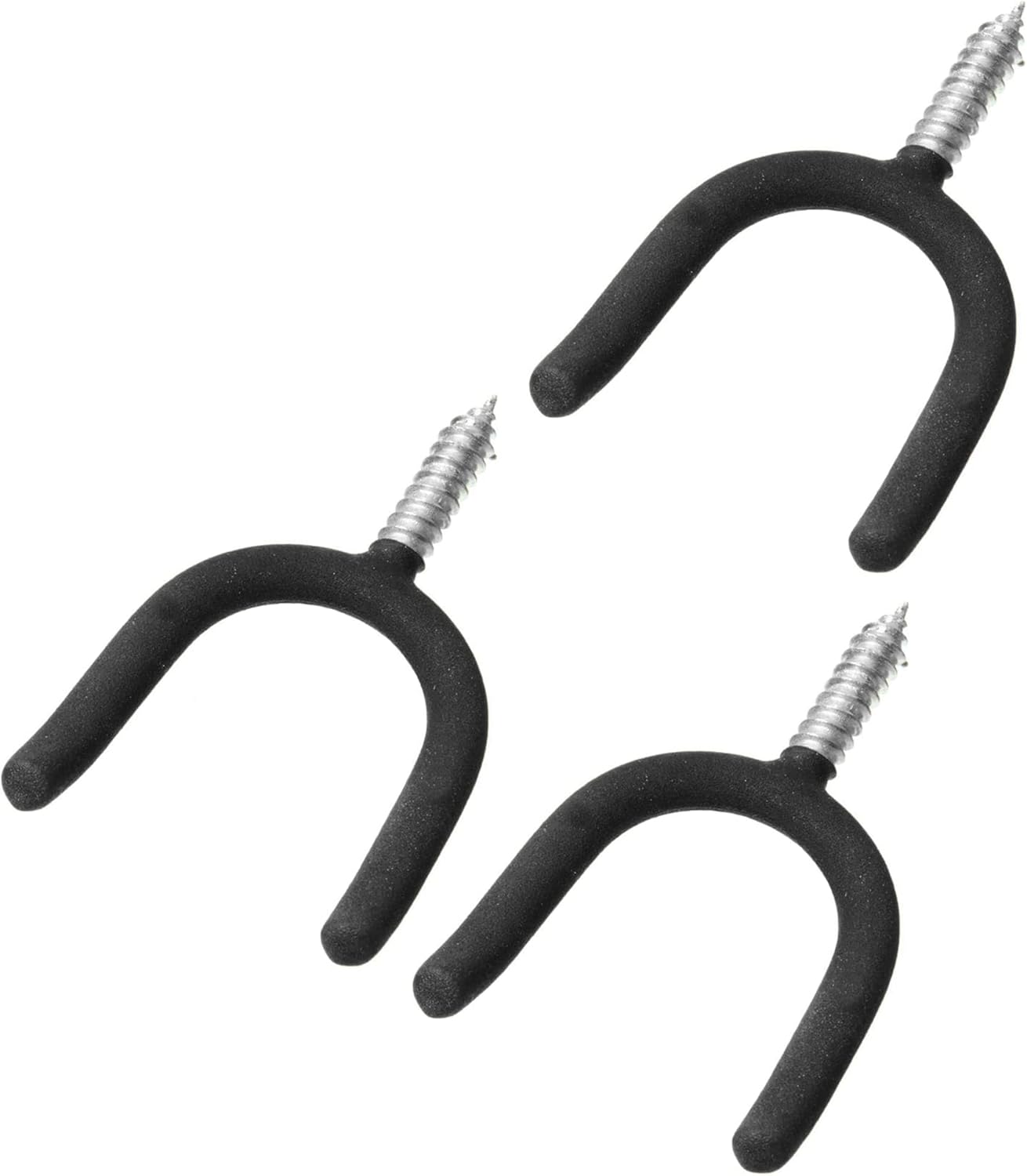 3 Pieces Heavy Duty Garage Storage Screw in Utility Tool Wall Mount U Tool Hanger Hook
