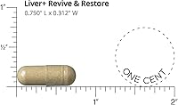 Vista 3 de DOCTORS' PREFERRED Liver+ Revive & Restore 10-in-1 Formula with Clinically Validated 4’Liver and Milk Thistle 60 Capsules