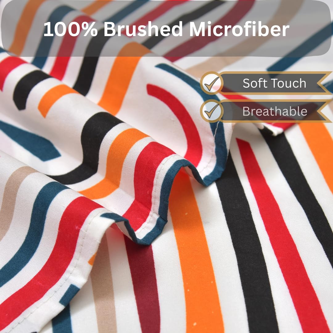 EverSoft Bedding Pack of 2 Super King Fitted Sheets Premium Extra Deep 35cm Pocket Bed Linen Floral Printed Mattress Cover Twin Pack - Image 3
