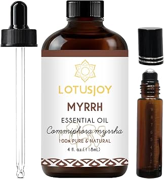 Myrrh Essential Oil, for Skin, Hair- 4 Oz