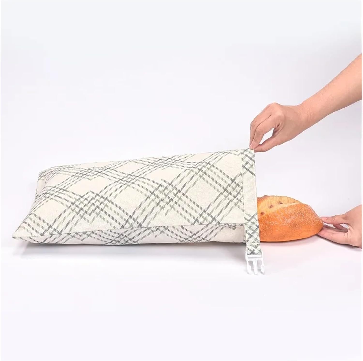 Beeswax Bread Bag Retro Print Beeswax Bread Bags with L Shape Zipper for Freshness Reusable Eco-Friendly Lining Sourdough(Rose)