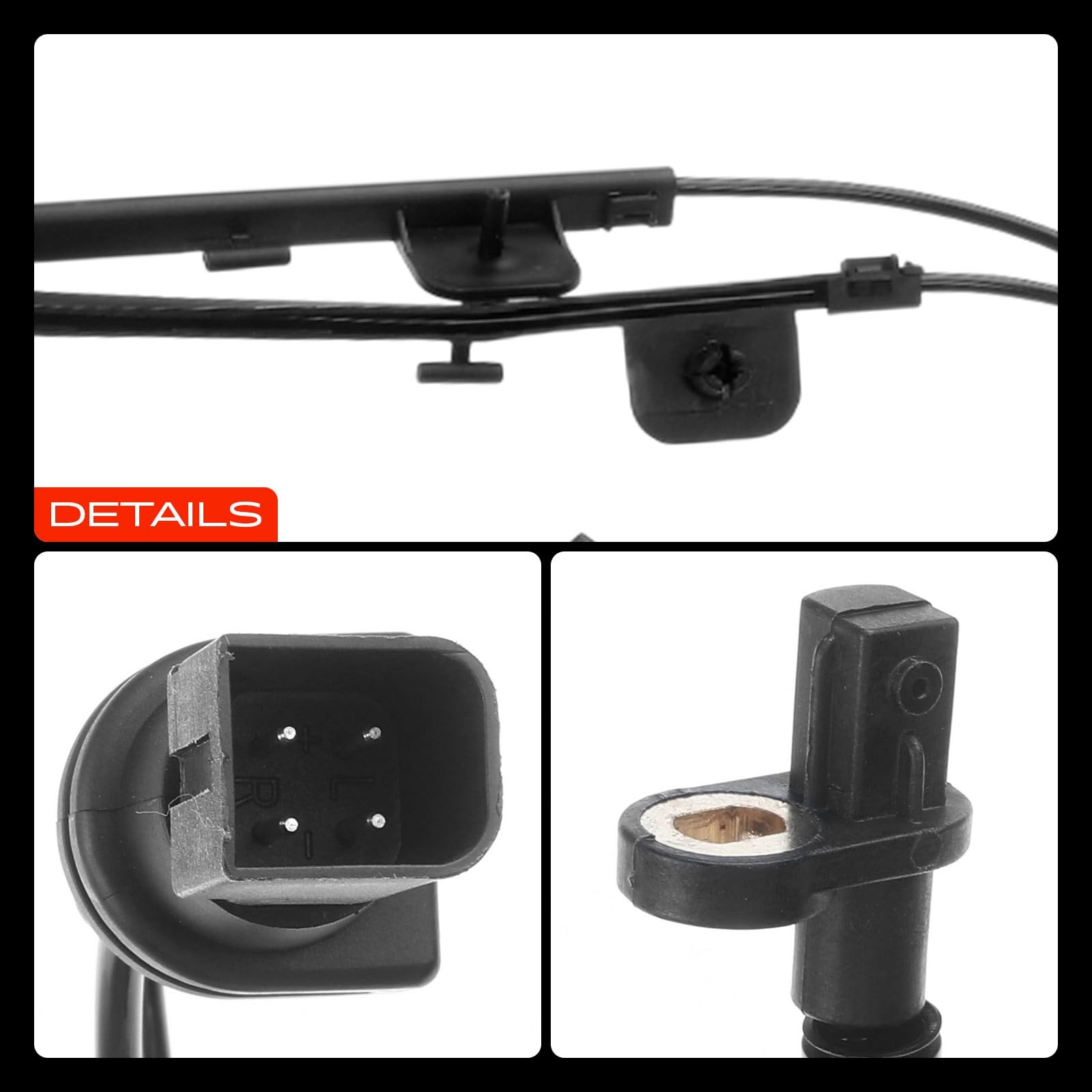 Frankberg Sensore ABS Velocità Ruota Posteriore Sinistra Destra | 2S612B372BD, Compatibile con: Fiesta V Van, 2 giorni, Fiesta V JD JH, Fusion JU