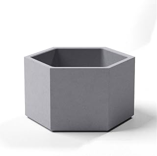 Vaso moderno de cimento para plantas de casa, suculentas, flores e cacto, janela, presente de decoração de casa ou escritório