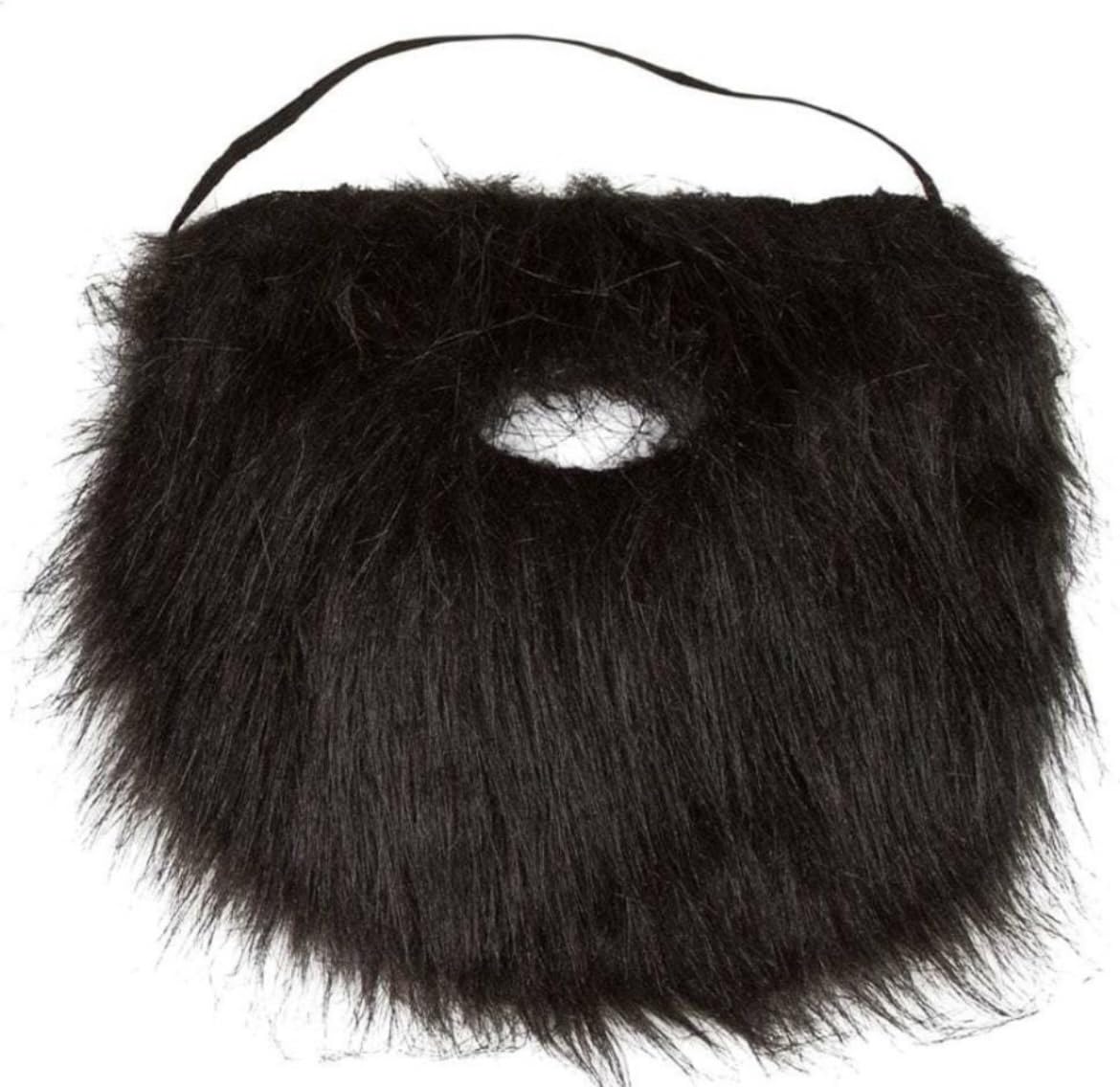 Winsome Decor Black Bushy Mustache Fake Beard With Elastic Strap-Black Pack of 1 (B0D1CP9HXY) Amazon Price History, Amazon Price Tracker