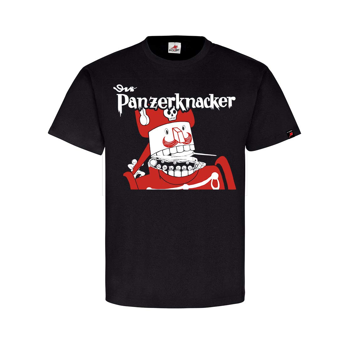 T-shirt chasseur de blindé Panzerknacker noir 4XL
