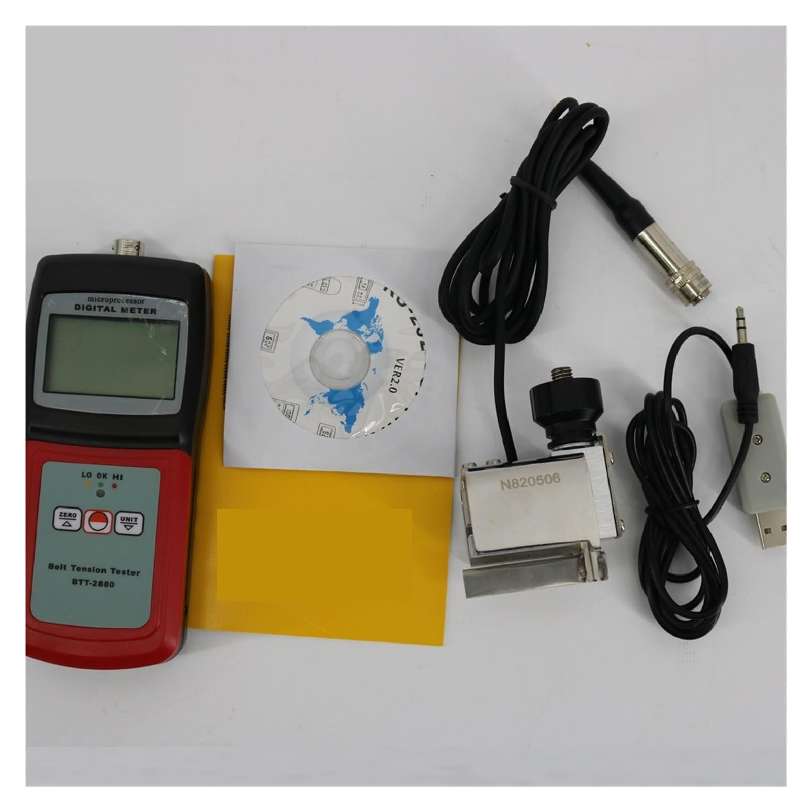 Tensiometro Digitale For Cintura Con Rilevatore Di Tensione BTT-2880 For Testare I Cavi Dei Nastri RS-232C per l'ispezione Industriale