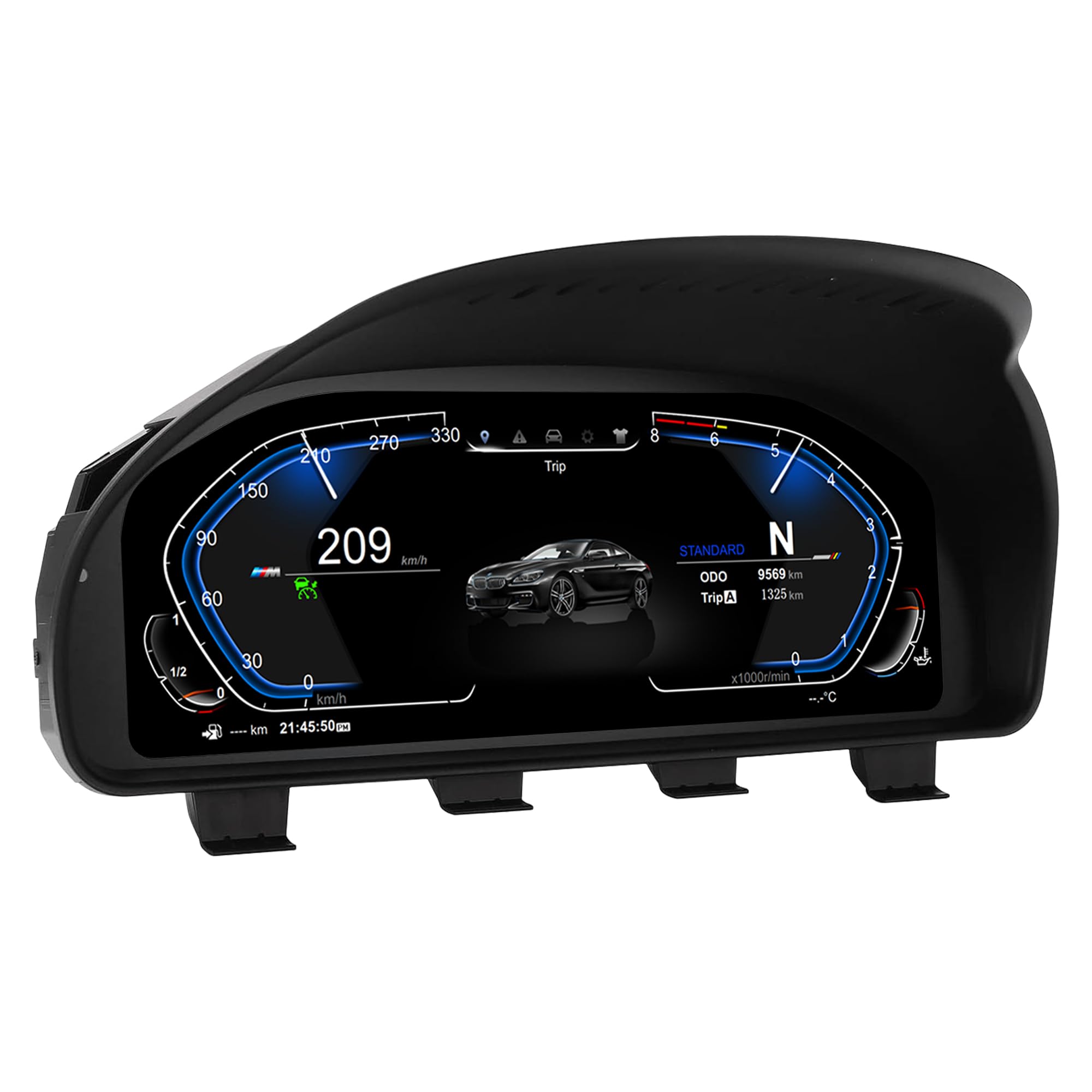 12.3'' Digitales Kombiinstrument für BMW 5/6/7/X3/X4/X5/X6 F01 F07 F10 F15 F16 F18 F25 F26 Tachometer Armaturenbrett