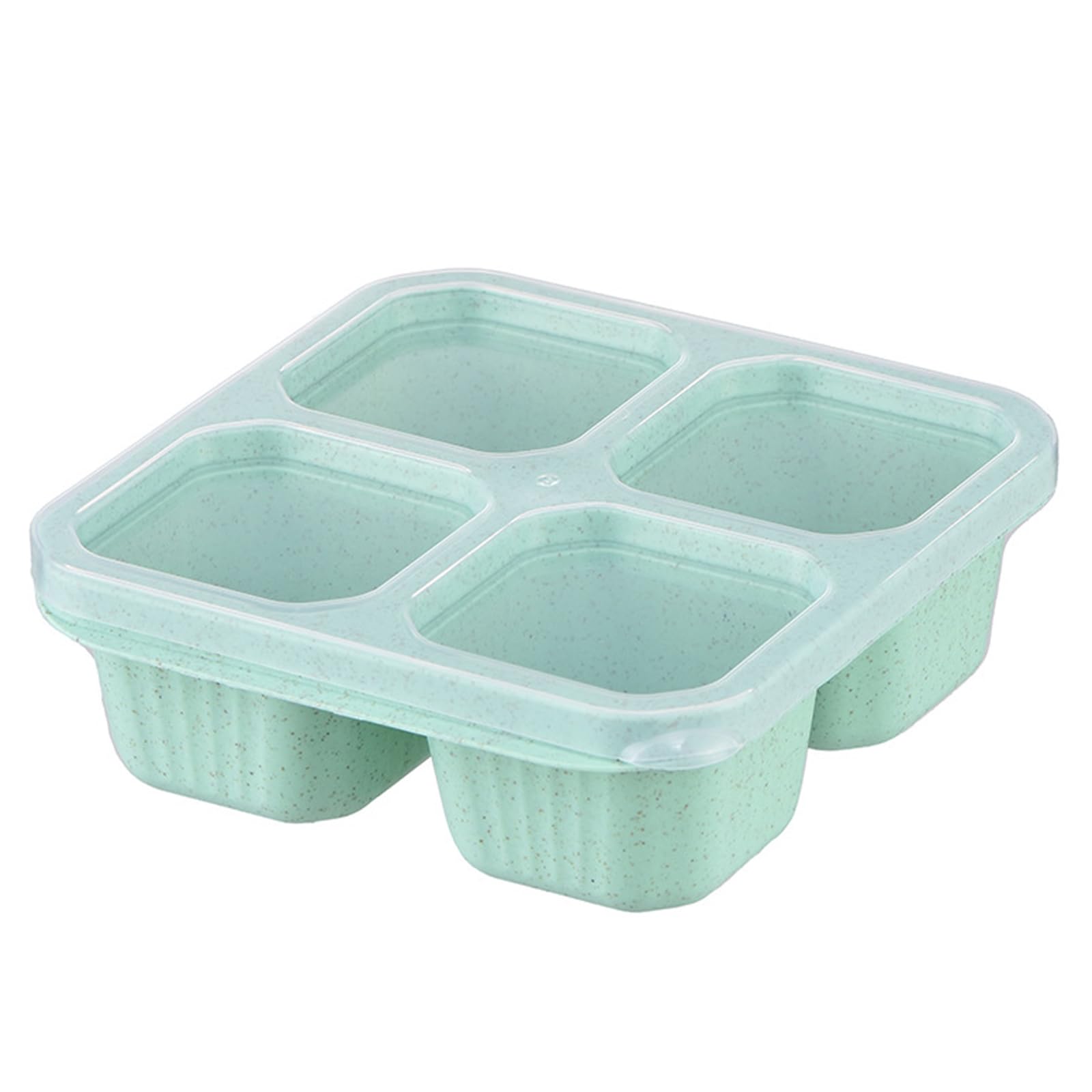 Kalttoy Multiple Compartment Food Storage Container Snacks Holder for Children Kids Transparents Lid Meal Preparation Box Food Storage