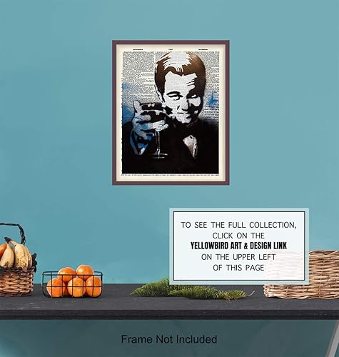 Miniatura 6 de Banksy Leonardo DiCaprio Poster Wall Art Print - Unique Home Decor for Bar, Kitchen, Office - Congratulations Gift for Bachelor Party Celebration -