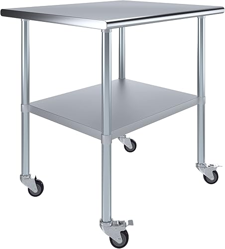 Mesa de trabajo de acero inoxidable AmGood