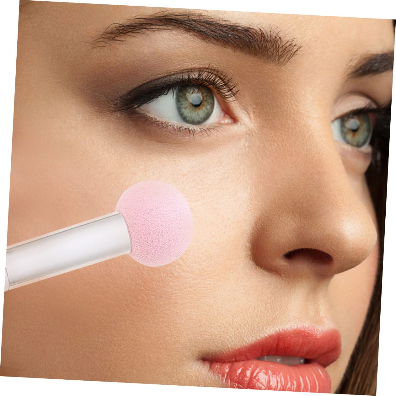 MAGICLULU Set Di 5 Pennelli Per Il Trucco Morbidi E Soffici Mini Puff Per Asciutto E Bagnato Essenziali Per La Bellezza 5 Pezzi*5