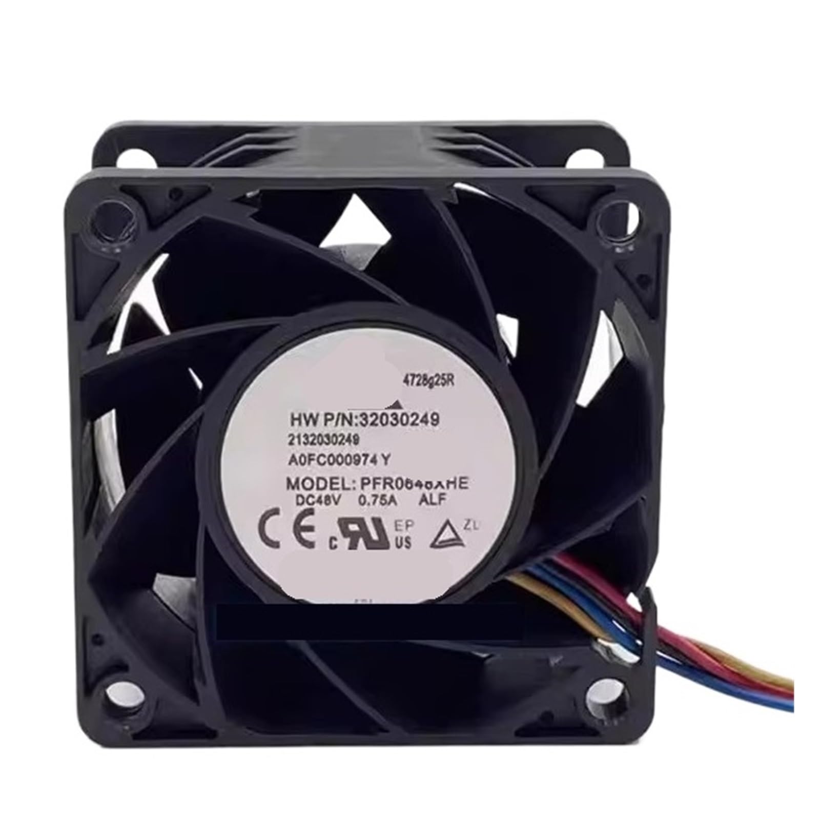 LZIKKGKI 60 * 60 * 38MM 6CM 48V 0.75A PFR0648XHE Cooling fan(4wire B3)