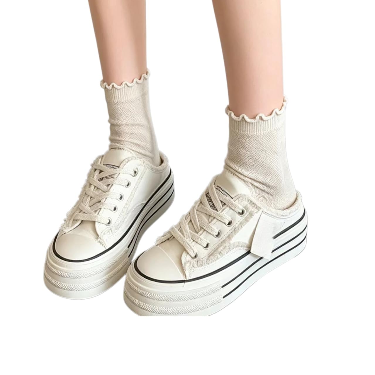 Sneakers Donna,Sneakers Basse Casual da Donna in Tela, Leggere, con Lacci E Suola Imbottita per Il Massimo Comfort.