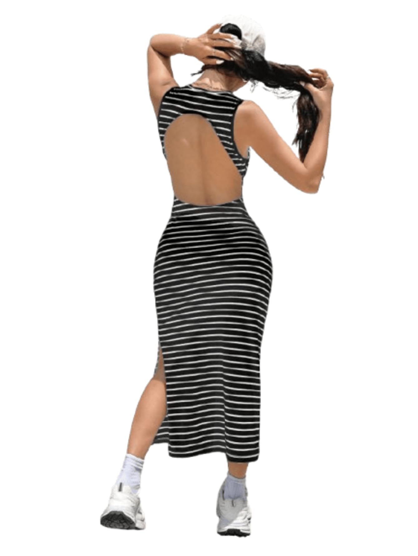 aahwan Women's Fit And Flare Maxi Dress-picture-35