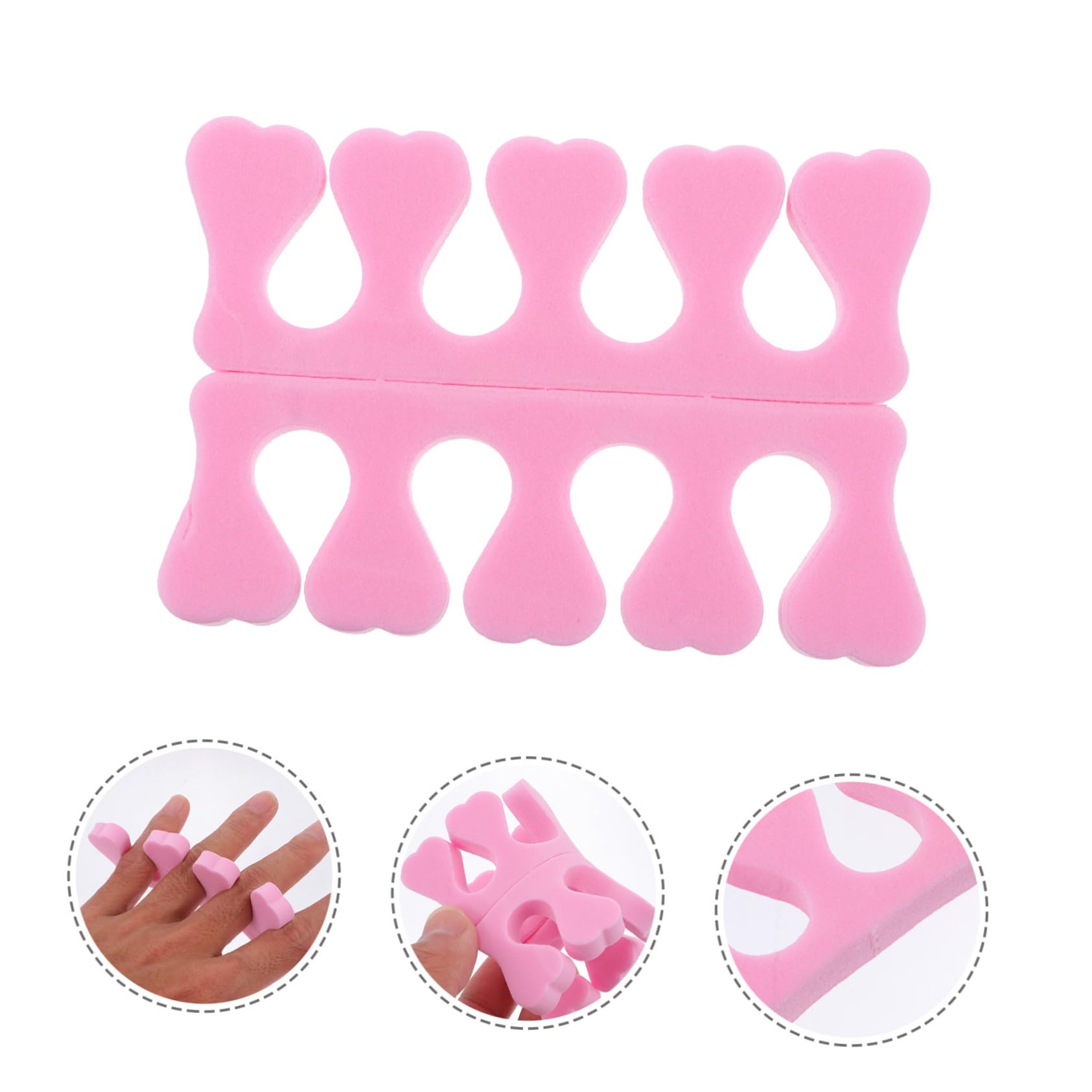 Ipetboom Nail Separators for Toe Separator Tool Comfortable High-density Sponge