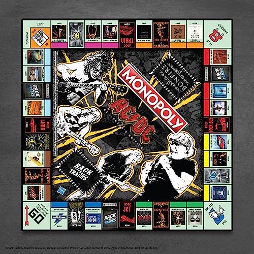 MONOPOLY AC/DC Juego de mesa edición coleccionista miniatura 6