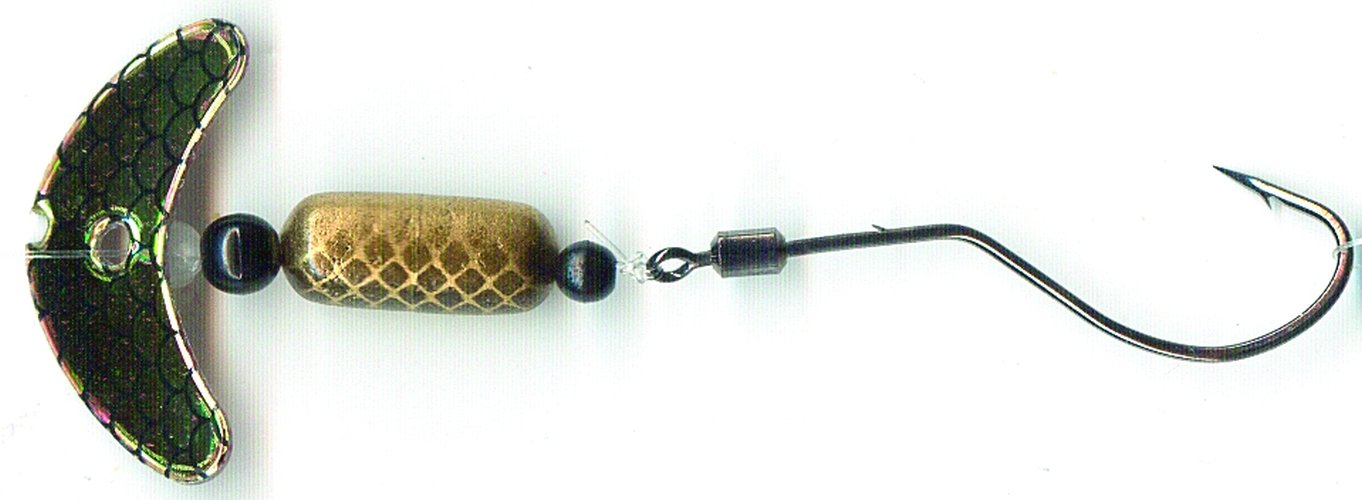 Amazon.com : Mack's Lure 63355 Spin Drift Walleye Bait, Chartreuse