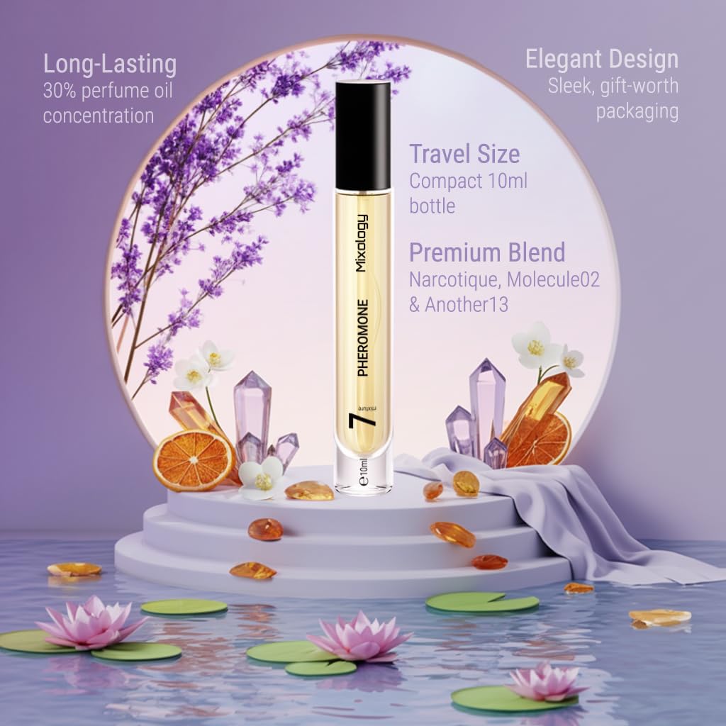 Perfume – Seductive Pheromone Eau de Parfum for Men & Women, Long-Lasting Unisex Fragrance with Molecule 02, Fleur Narcotique & L.Labo Another 13, Irresistible Scent, 3.4 Fl Oz (10ml) - Image 2