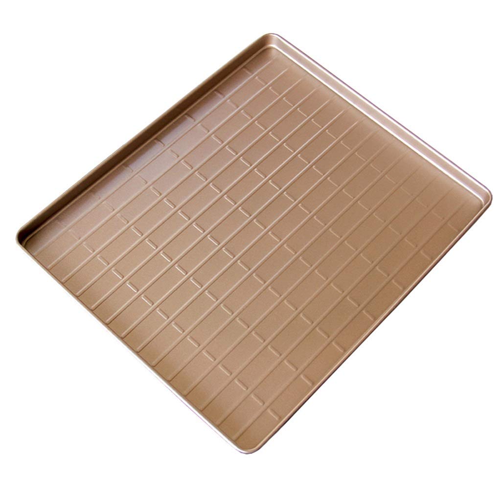 ZHANGXIAO Bandejas para Horno, Acero Carbono Antiadherente Horneando Molde De Pastel Mollete Pizza Galleta Rectángulo (Color : B)