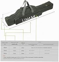 Husă portabilă pliabilă pentru lansetă Lixada, pentru exterior, 100 cm 130 cm 150 cm 3