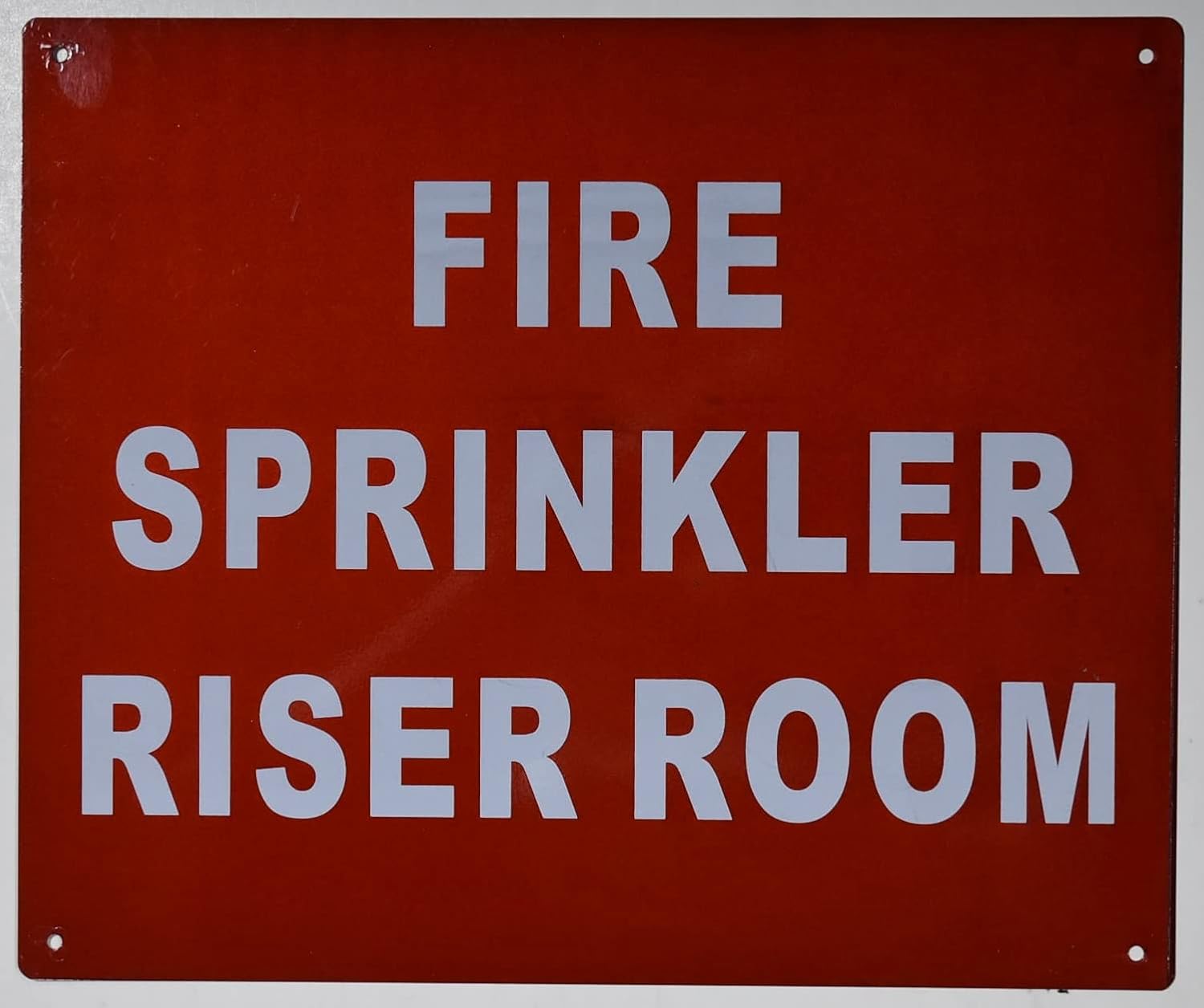 Amazon.com : FIRE SPRINKLER RISER ROOM SIGN (REFLECTIVE 10X12 INCH ...