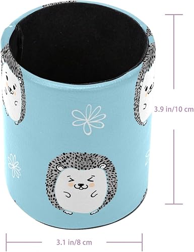 Miniatura 3 de Soporte para bolígrafos de gran capacidad para escritorio, organizador de vasos de lápiz de erizo para oficina, aula, hogar, soporte para brochas de