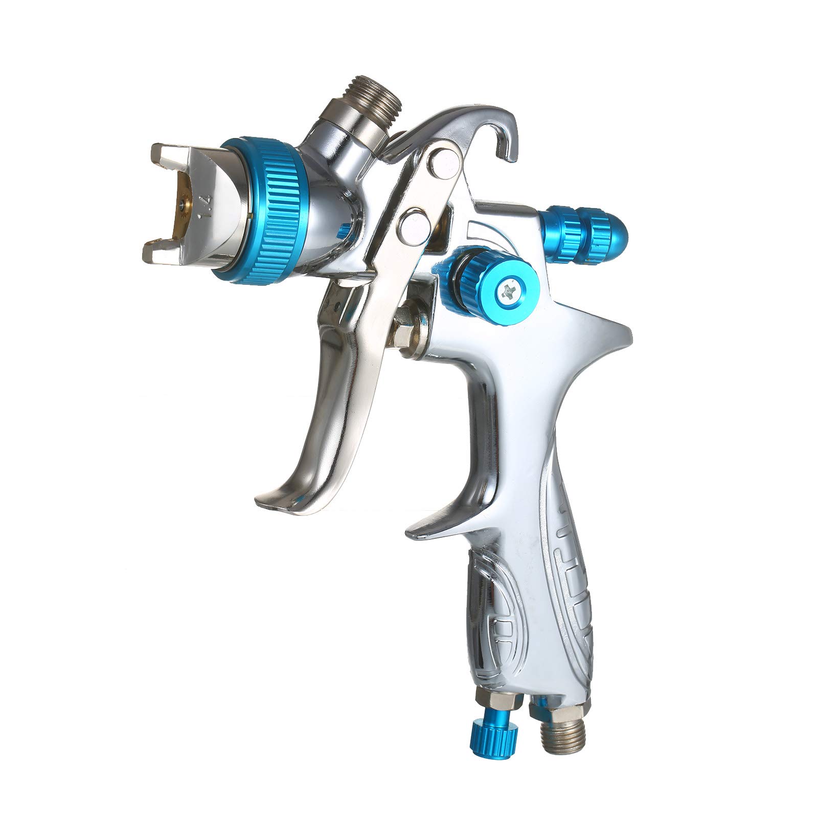 Pistolet Pulvérisateur Portatif, Construction en Métal, Tailles de Buses Réglables, capacité de Tasse de 600 ML pour la Peinture de Clôture de Meubles Muraux