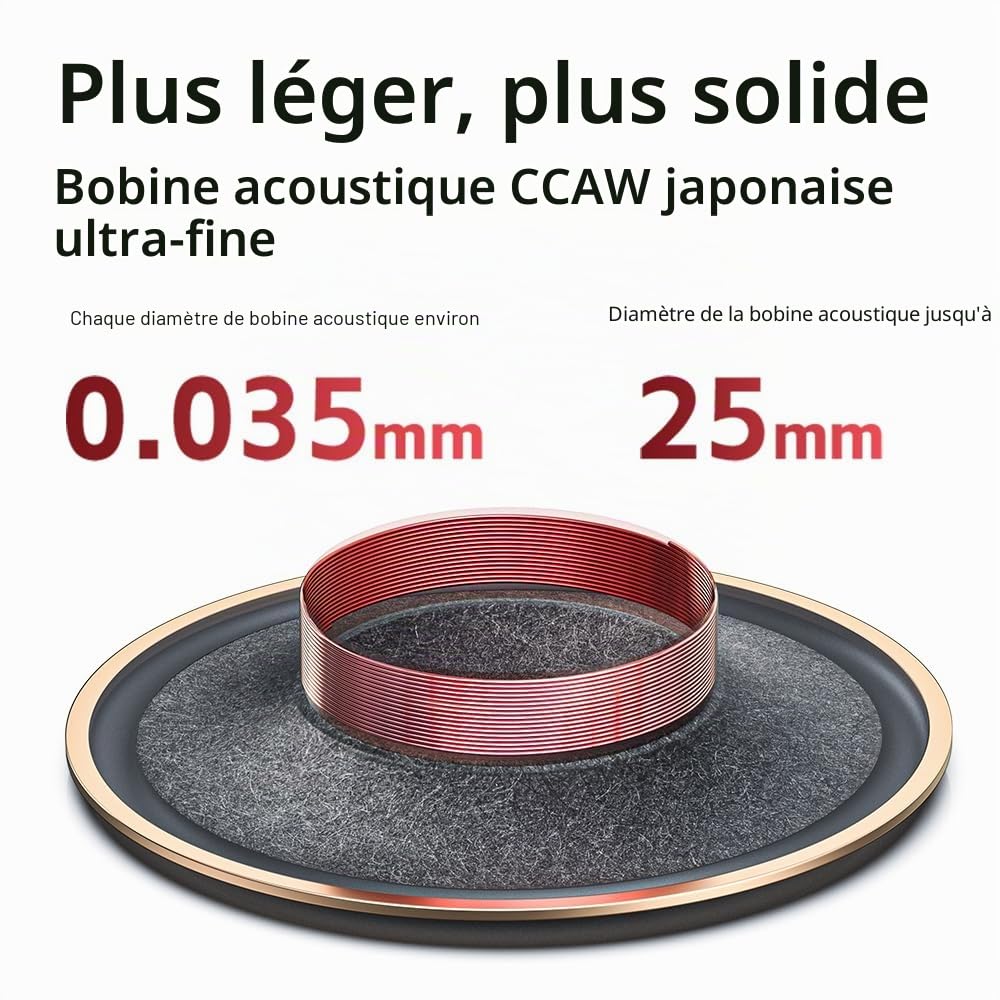 FiiO FT1 32Ω Grand Casque Dynamique avec Coques en Bois Massif