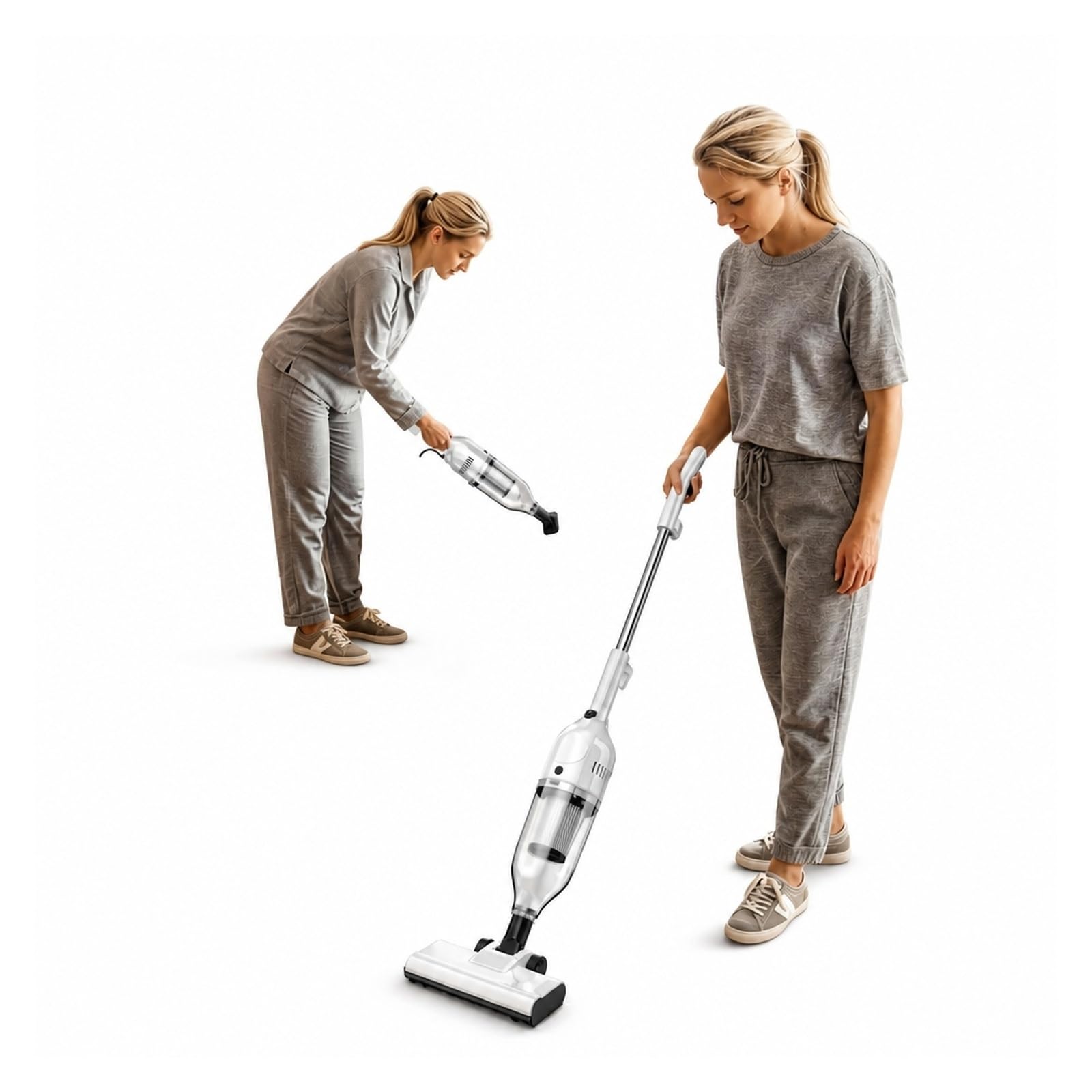 Odkurzacz, Odkurzacz Przewodowy 600 W 20 Kpa do domu/sierści zwierząt/dywanu(WHITE)