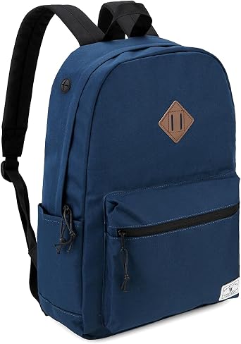 VX VONXURY Lightweight Backpack for Men Women,Simple Causal Bookbag for School Travel Work