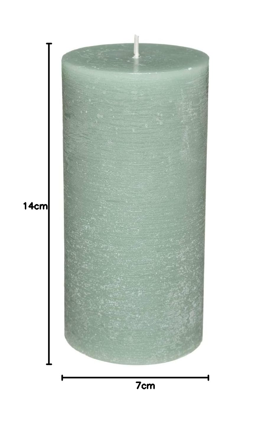Atmosphera – Rustikale Kerze – Eukalyptusgrün – 445 g