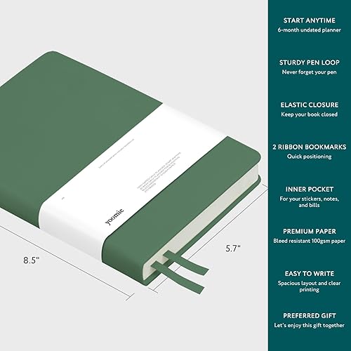 Miniatura 2 de Agenda diaria 2023-2024. Agenda diaria, semanal y mensual sin fecha con ranuras de tiempo. Alcanza tus objetivos organiza tu vida con este
