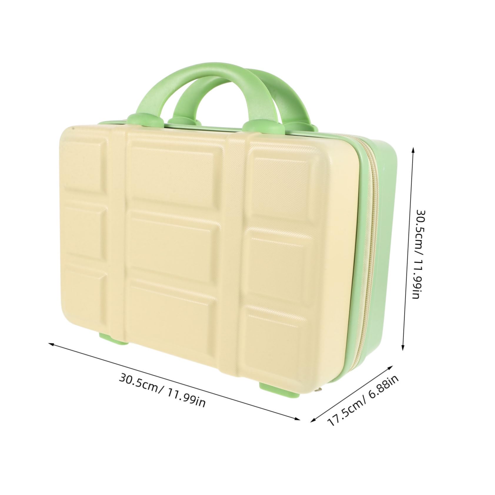 Beavorty Makeup Travel Case Portable Cosmetic Organizer Durable Train Case for Toiletries Stylish Vanity for Jewelry Stationery Carrying