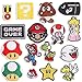 Decorative Patches,16pcs Iron On Patches for Clothing, Embroidered Sew On Super Cute Cartoon Anime Patches for Kids Jackets, Shirts, Backpacks