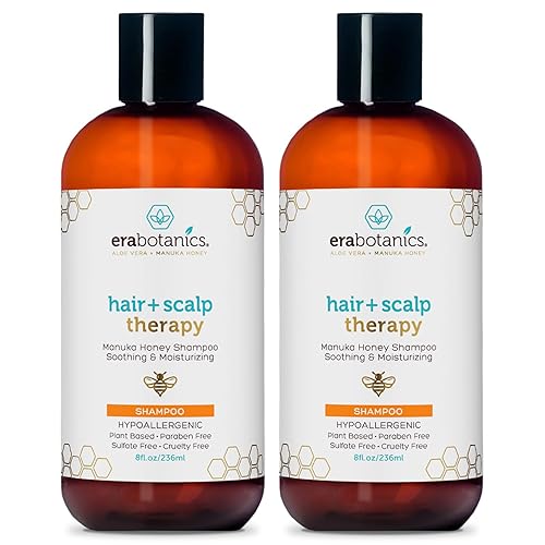 Miniatura 7 de Era Organics, champú libre de sulfato para la caspa, psoriasis, eczema, cuero cabelludo seco y con picazón (4 onzas)