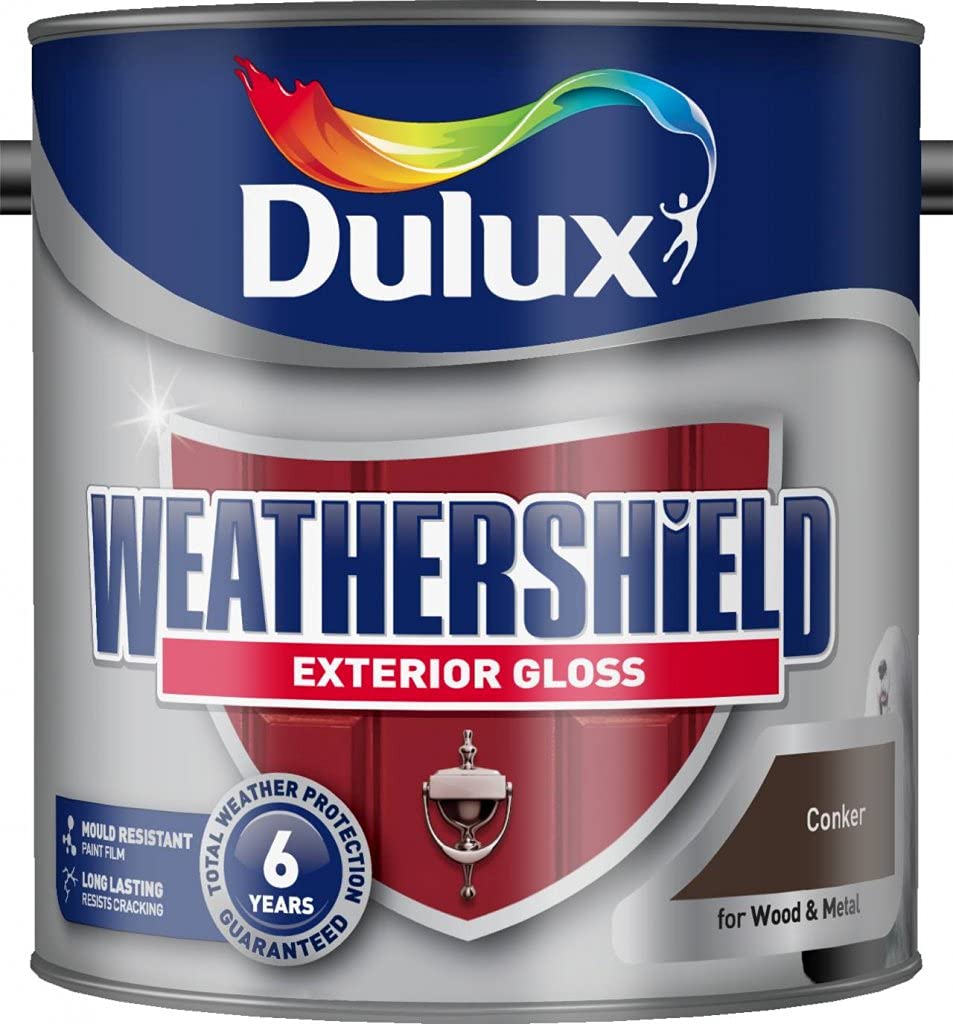 Dulux Conker Weathershield Exterior Gloss 2.5L (446254)