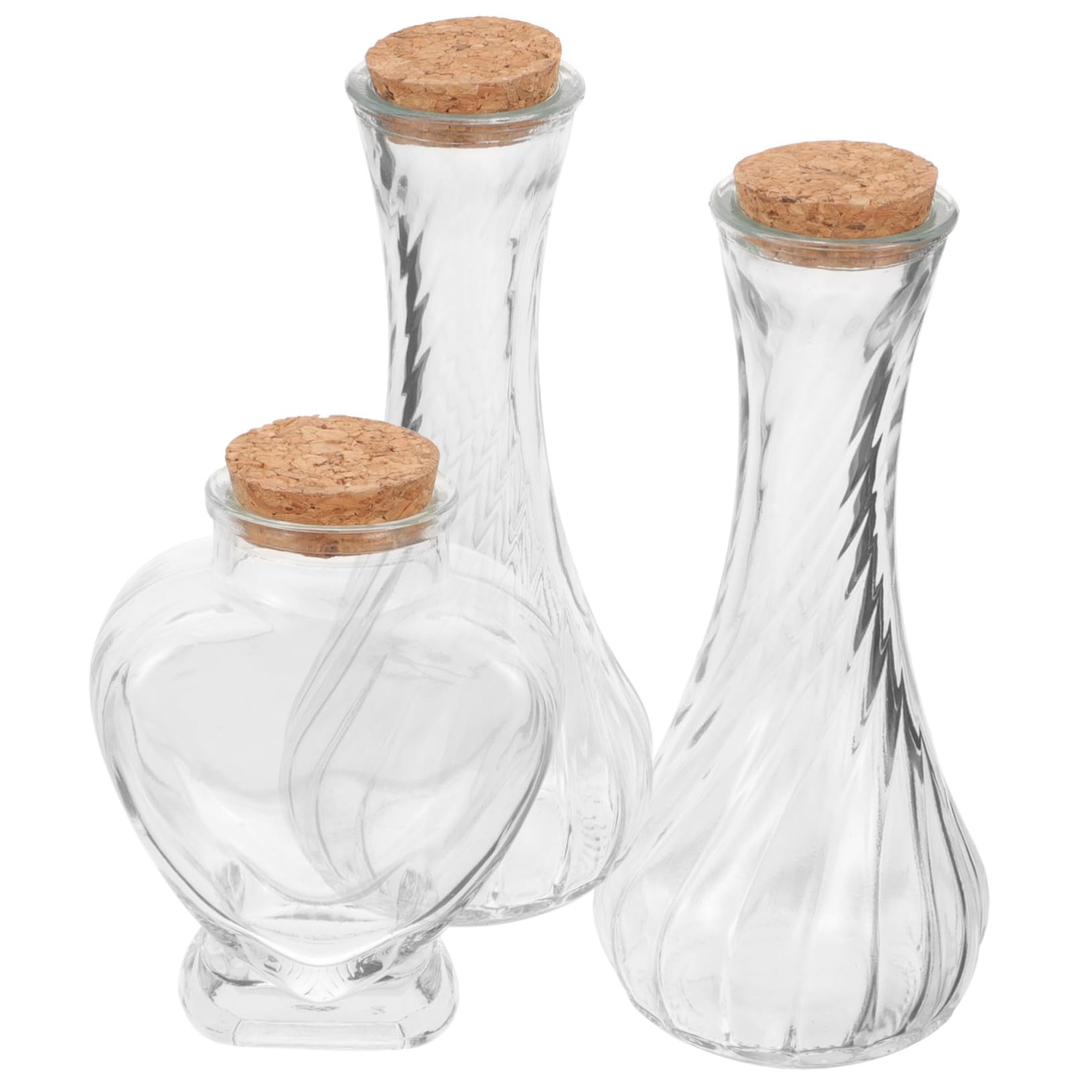 Bouteille verre pour souhaits et messages de mariage créatifs