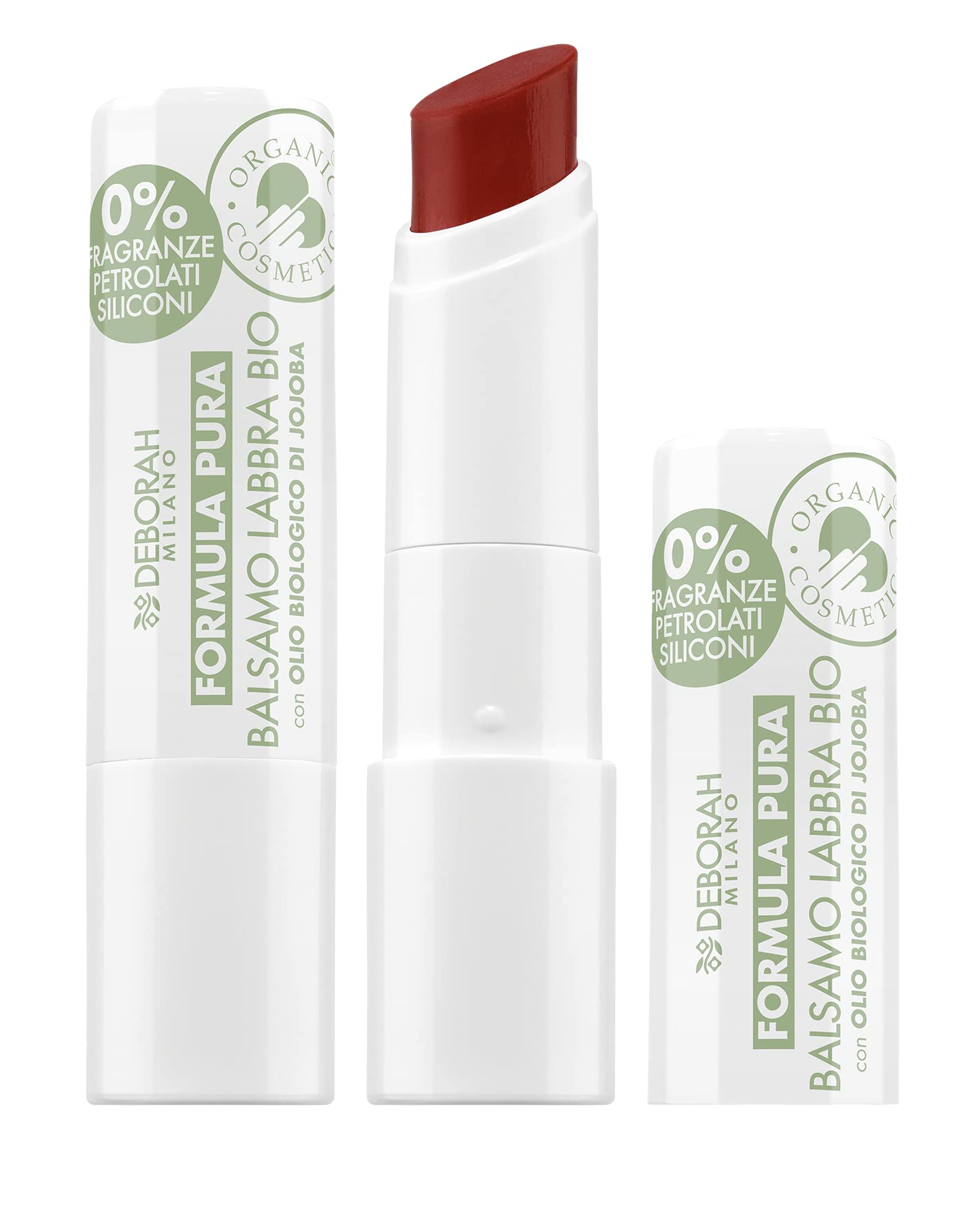 Deborah Milano - Organic lip balm Formula Pure - Peach No. 7