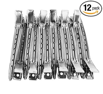 Iyaan Section Clips for Home and Parlor Use Pack Of 1 (Metal Section Clips (Set of 12))