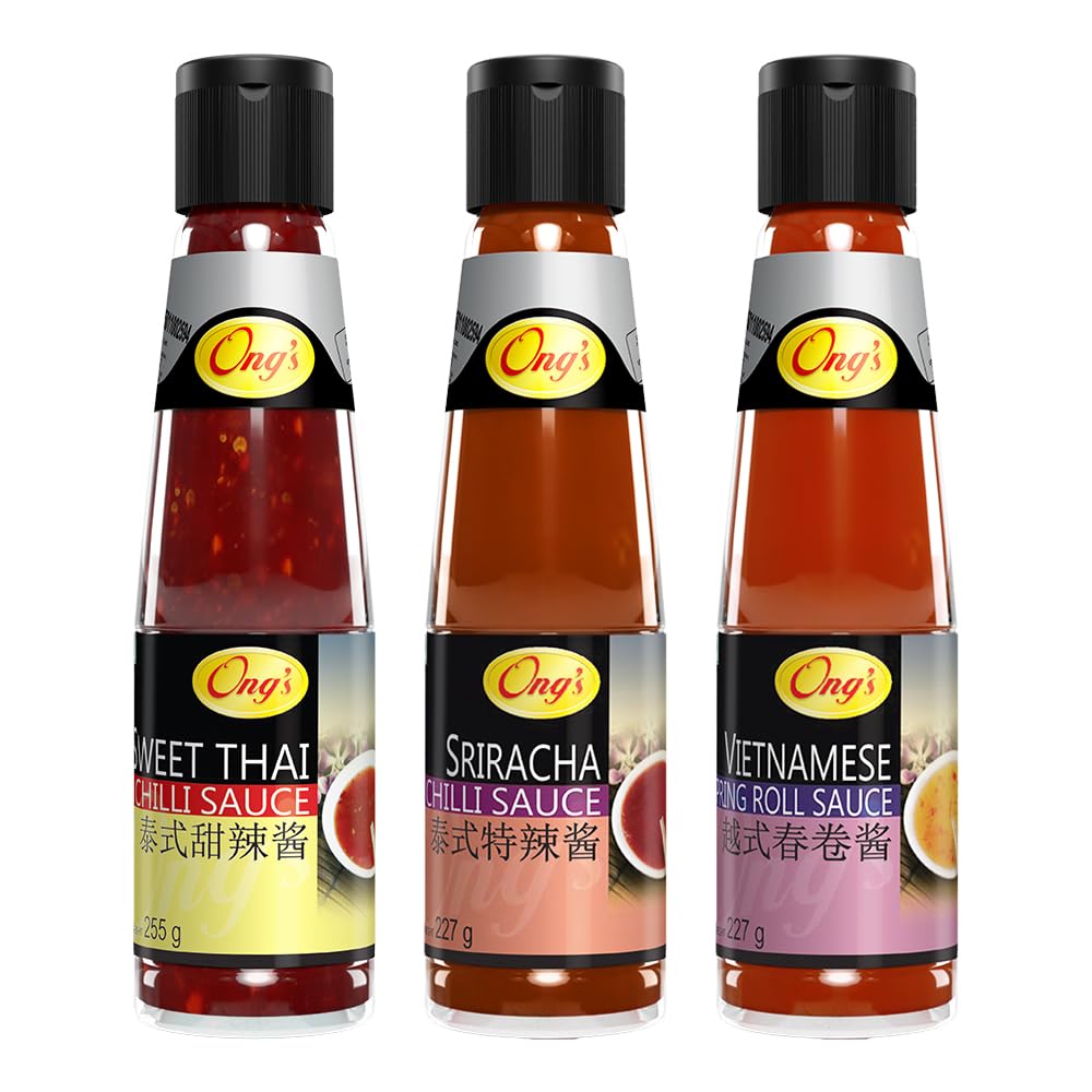 See full amazon price history chart for ONGS Sweet Thai Chili Sauce 255 g | Sriracha Chilli Sauce 227 g | Vietnamese Spring Roll Sauce 227 g | combo pack of 3 | product of Singapore | ONGS Sweet Thai Chili Sauce 255 g | Sriracha Chilli Sauce 227 g | Vietnamese Spring Roll Sauce 227 g | combo pack of 3 | product of Singapore | (B0CVKQ1QB3) Amazon Price History, Amazon Price Tracker
