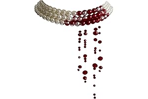 Vampire Bite Dracula's Kiss Red Vampire Necklace