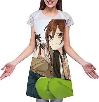 Amazon｜ホリミヤ エプロン レディース メンズ アニメエプロン 前掛け
