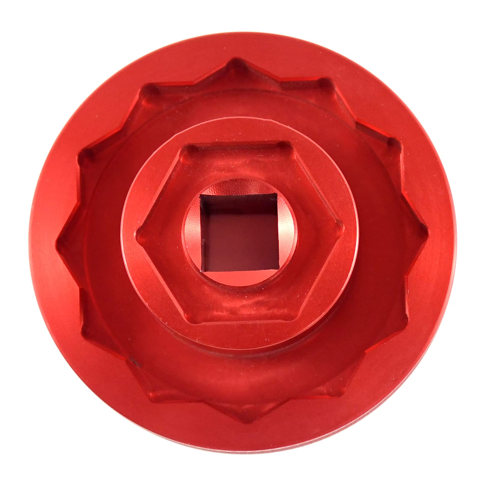 (30mm+55mm) Front Rear Wheel Axle Nut Socket Tool for Ducati Motorcycle Panigale V4, Street fighter 1098, Monster 1200 (Red)