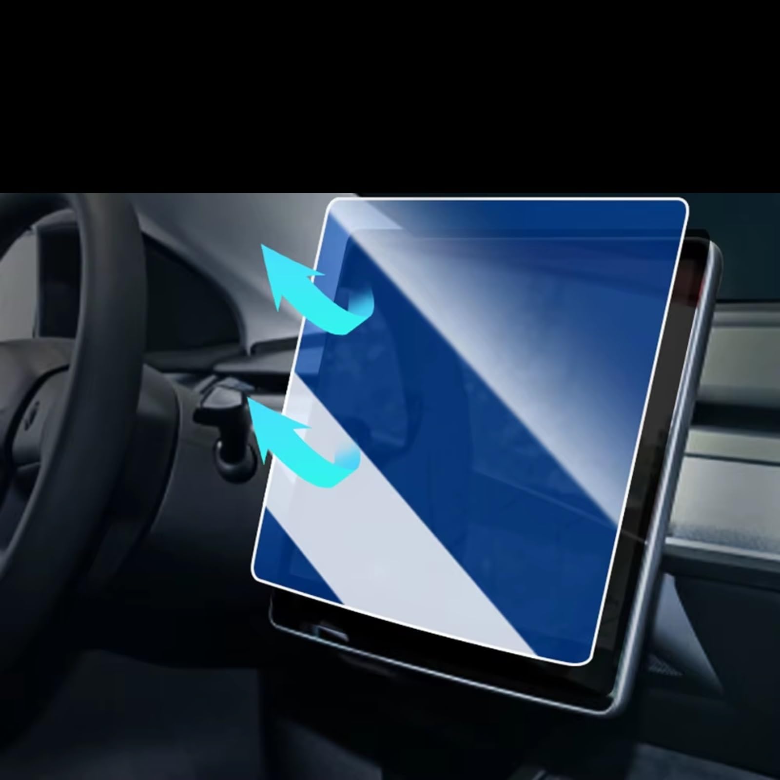 Kompatibel Mit Tesla Für Modell Für Y Für Juniper Für Modell Für 3 Für Highland 2024–2026 Displayschutzfolie HD Clear Guard Displayschutzfolie(2pcsA)