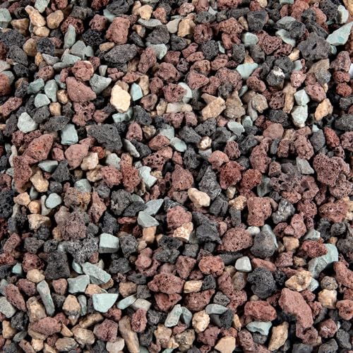 Image of 5lb Natural Dark Mixed Color Silica Gravel Pebbles, 1 /5 inch Decorative Stones for Succulents, Pebbles for Vases,Plants Rocks, Aquarium Silica Gravel, Top Dressing, Outdoor Decorative Rocks